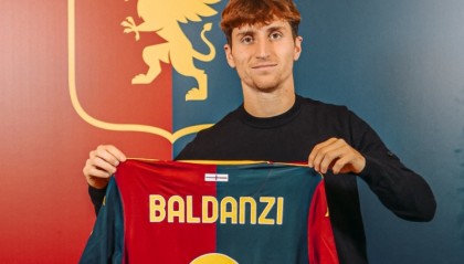 官方：巴尔丹齐租借加盟热那亚，附带买断选项